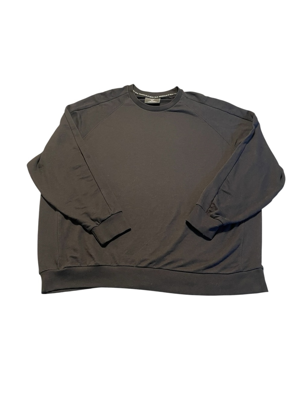 Shaquille O’Neal Black Crewneck Sweatshirt — Everyday Essential Pullover 2XLT